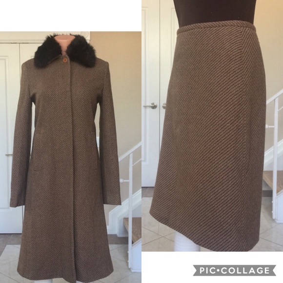 Wool Coat & Skirt French Connection Set - Picture 11 of 16